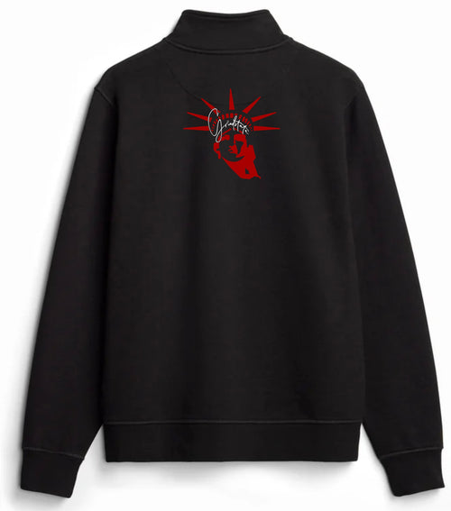 Black GS Quarter Zip Hoodie GrindState